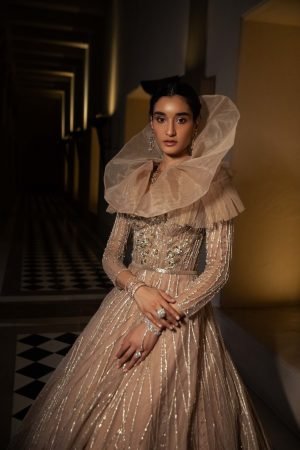 Rose Quartz Constellation Festive Wear Gown