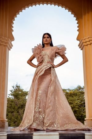 Rose Quartz Sara Cocktail Gown
