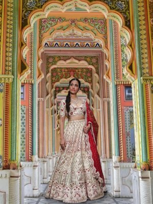 The Dreamy Ivory Bridal Lehenga