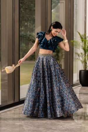 Stunning Imara Silk Lehenga Set