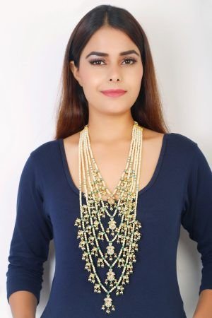 Kundan Bead Layered Necklace