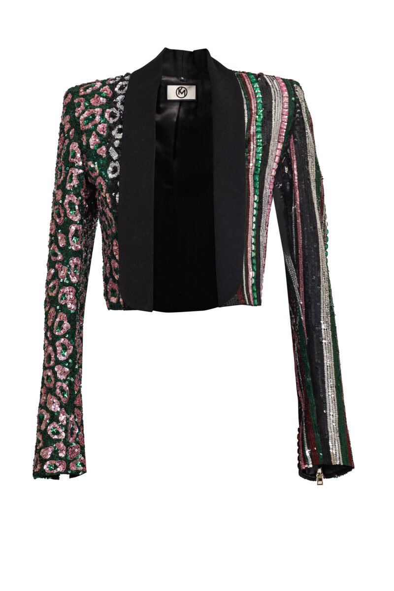 Shae Sequins Black Jacket - Image 2