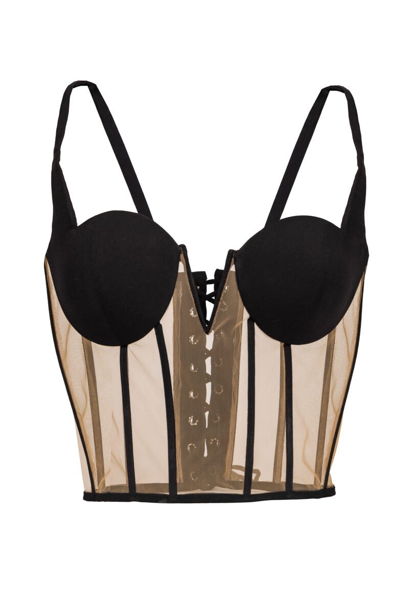 Shae Black Corset - Image 2
