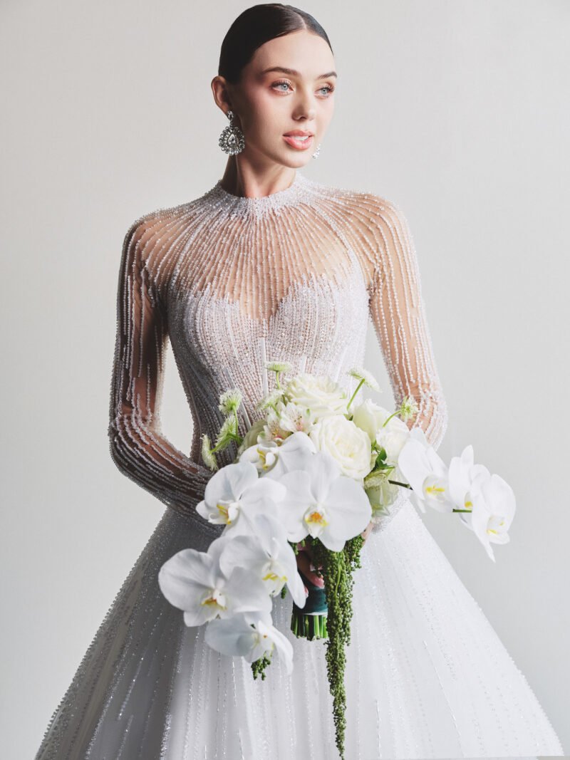 While Tulle A-line Wedding Dress - Image 2